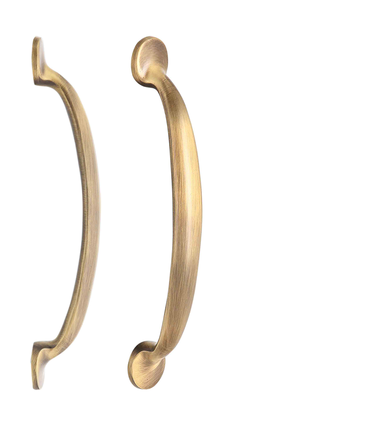 Stylish pull handle and lock for glass door, wooden and cabinets on rosette and plate for resorts