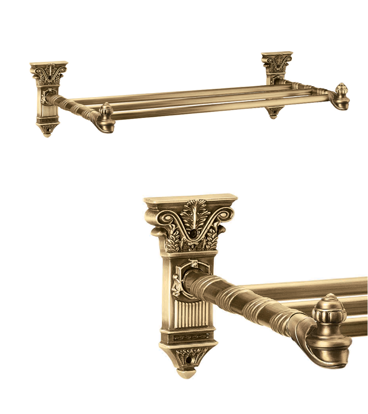 Stylish towel rack with single rod and 4 rod as per utility and size for bathroom and powder room for bungalows