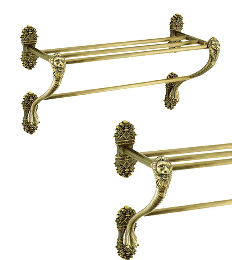 Antique towel rack with single rod and 4 rod as per utility and size for bathroom and powder room for villa