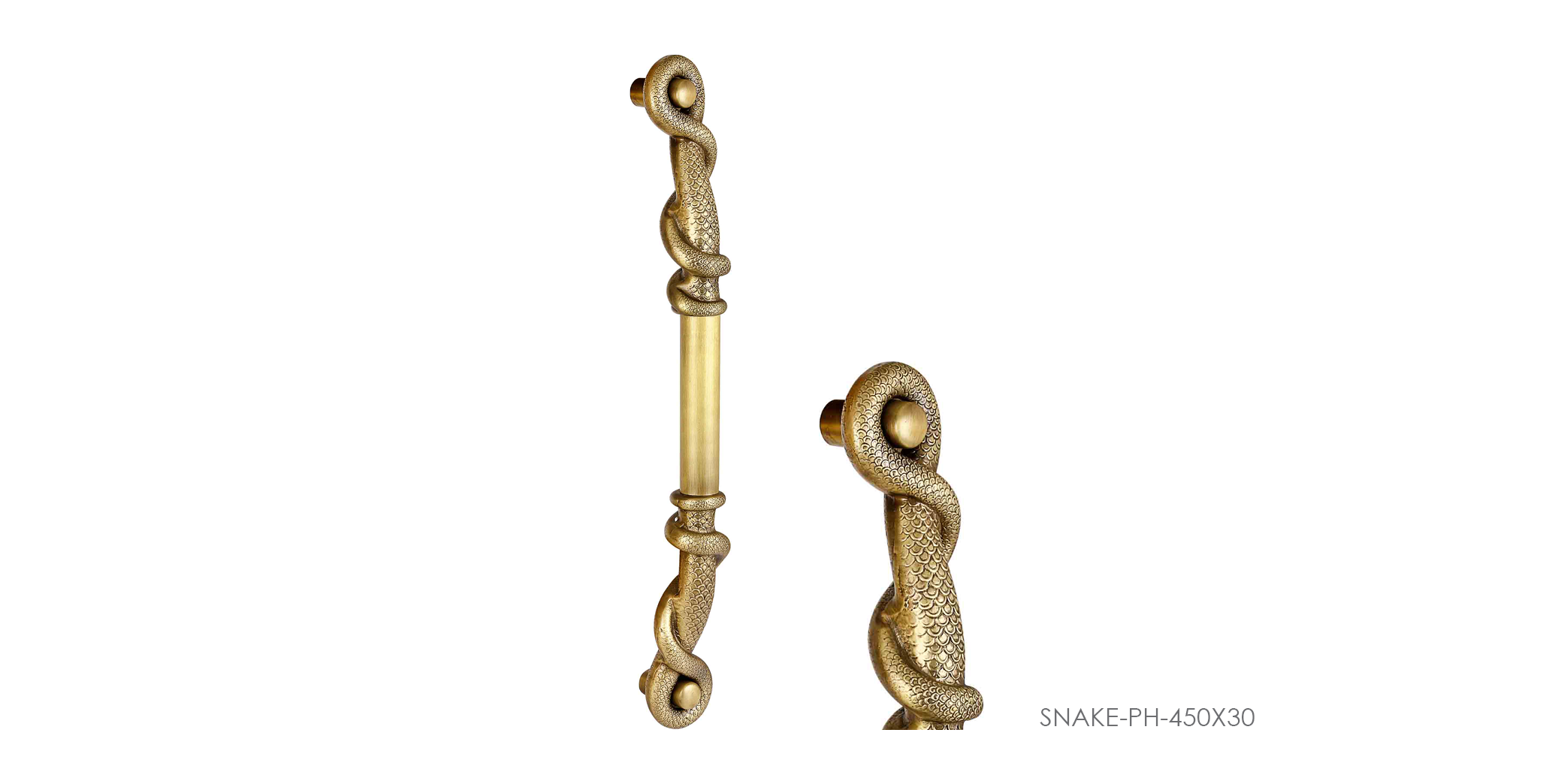 Baroque Main Door Pull Handle & Locks For Glass & Wooden Doors 