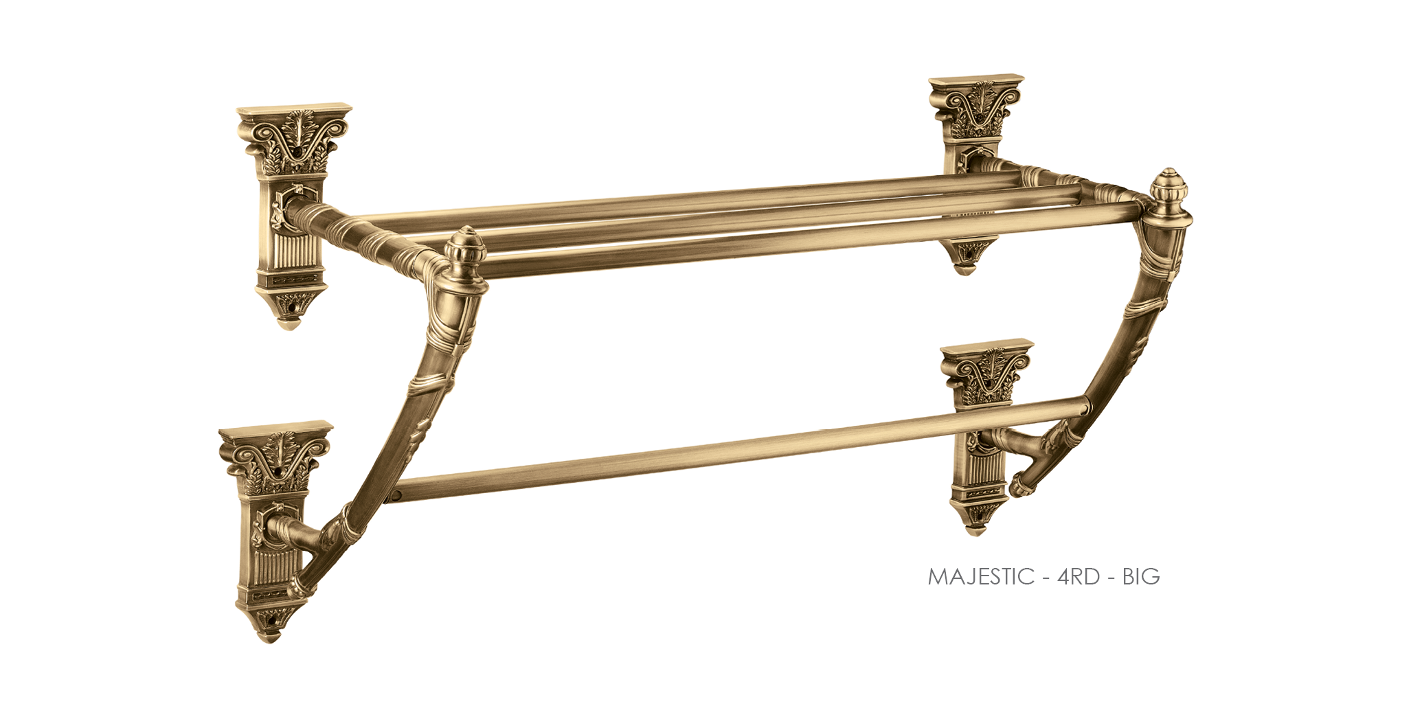 Big Towel Rack With Single Rod and 4 Rod As per Utility and Size For Bathroom and Powder Room For Apartments