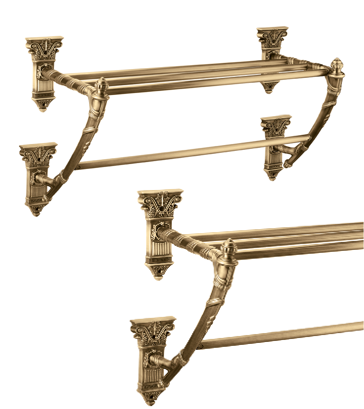 Big Towel Rack With Single Rod and 4 Rod As per Utility and Size For Bathroom and Powder Room For Apartments