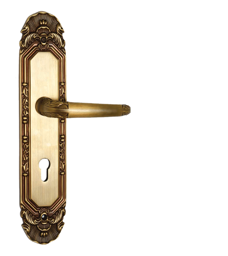 Fork Spoon Shape Door Handle Golden Brass Door Handle Pull Kitchen Hotel Dec BM3 