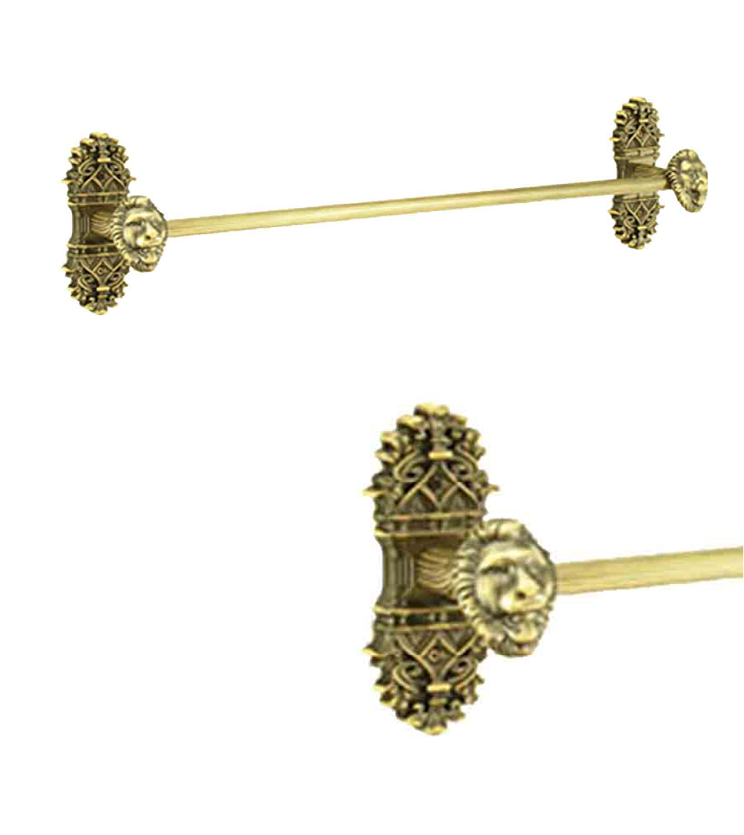 Classic towel rack with single rod and 4 rod as per utility and size for bathroom and powder room for apartments