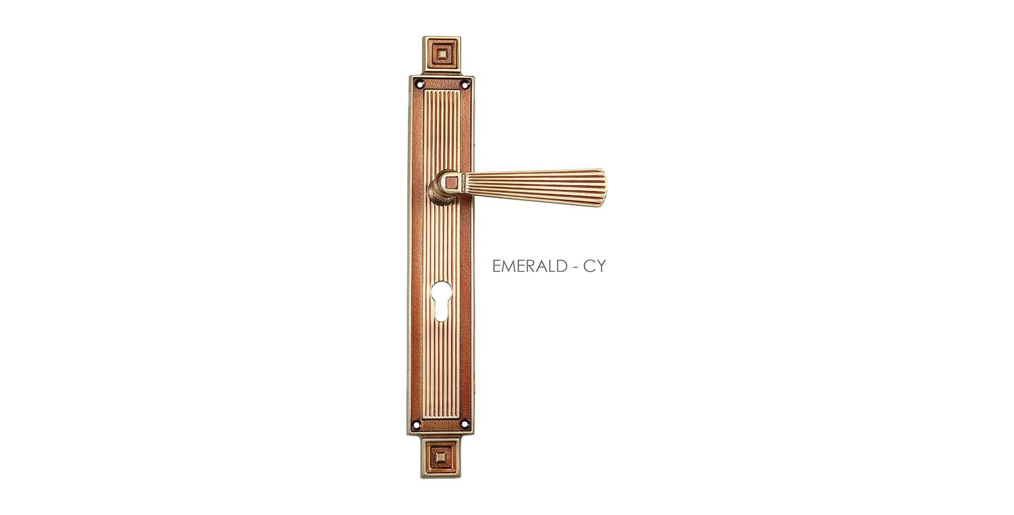 Fusion Mortise Door Handle On Plate For Resorts