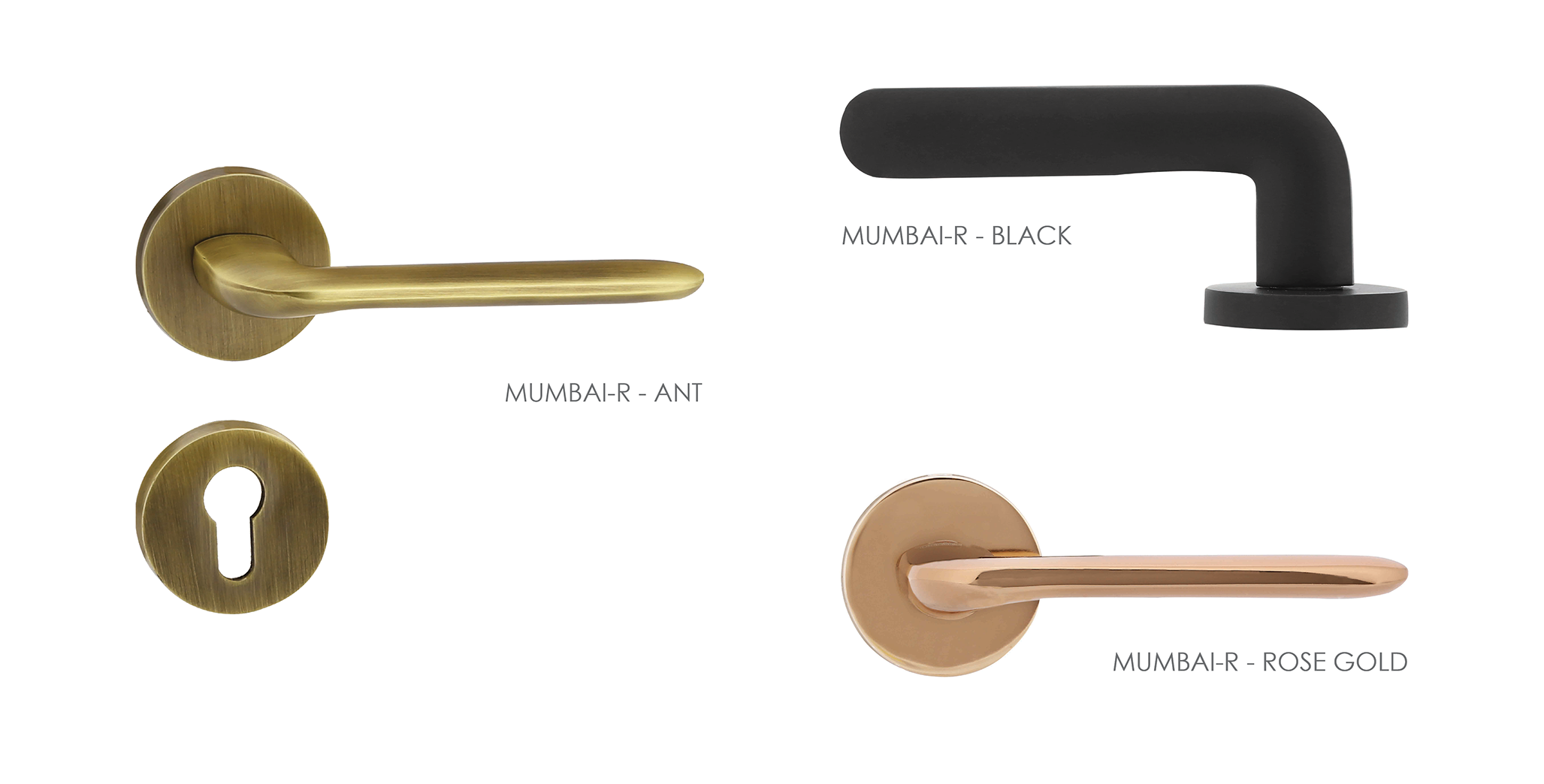 Hand Crafted Mortise Door Handle & Lock On Rosette For Houses