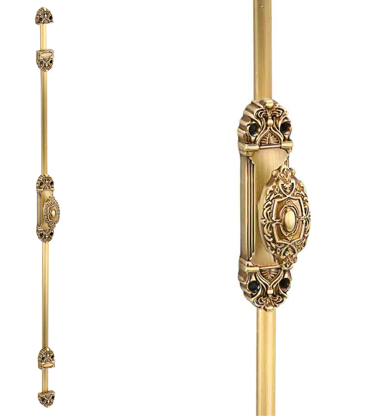 Hand made french cremone bolts in different sizes with customisation for chateaus