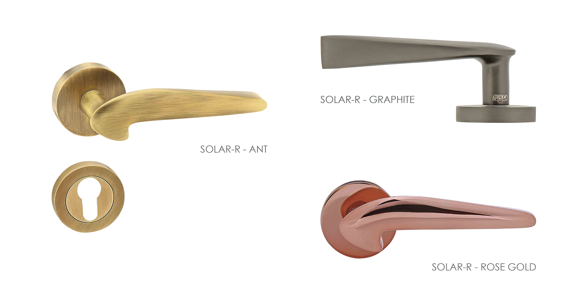 Sleek Mortise Door Handle & Lock On Rosette For Resorts