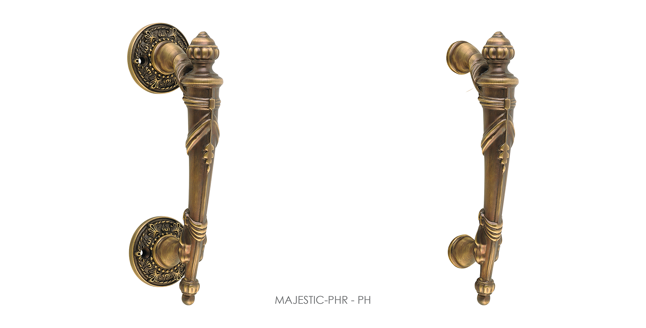 Victorian Pull Handle & Lock For Glass Door, Wooden Doors, Cabinets & Wardrobe For Chateaus