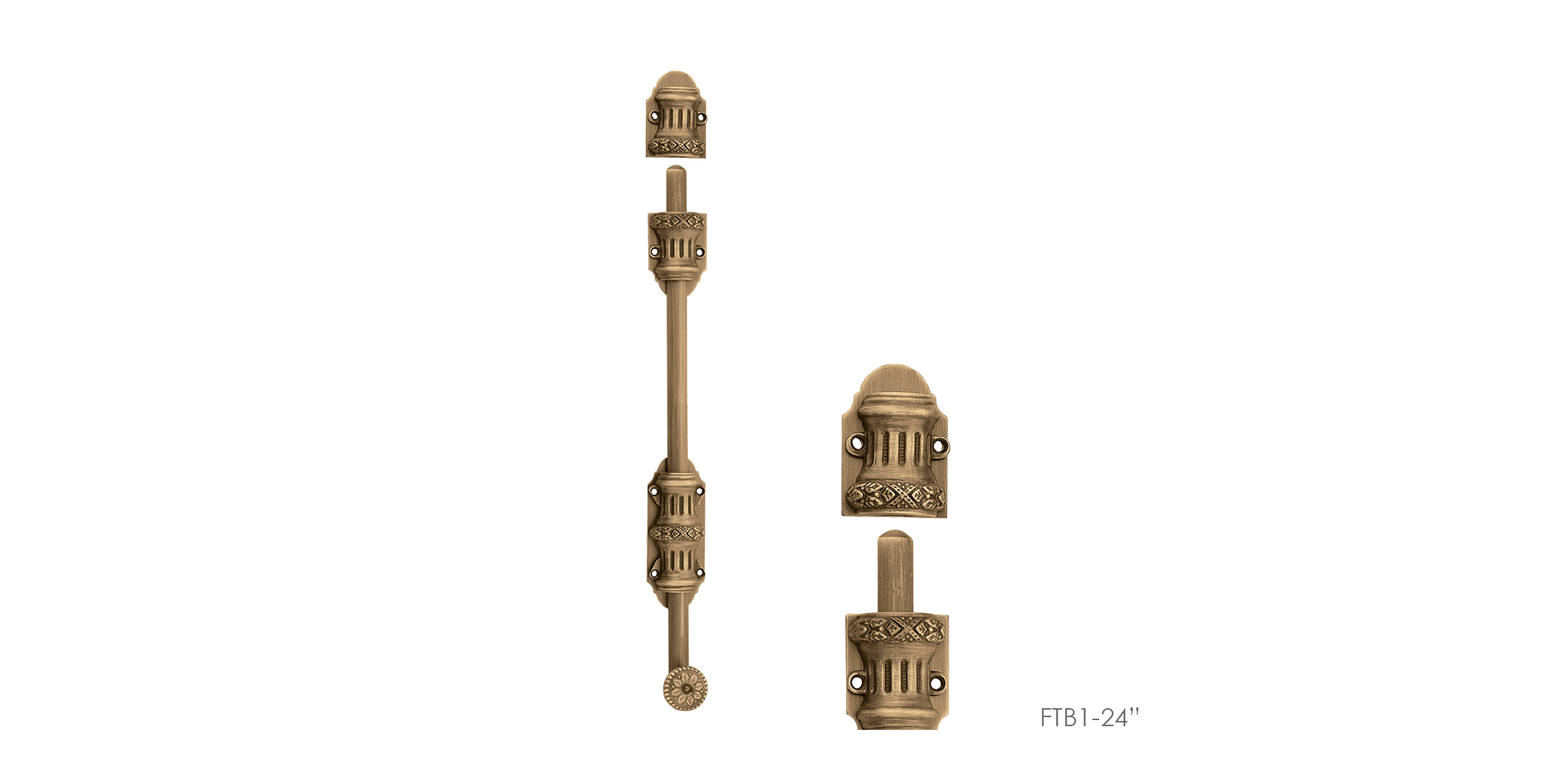 Victorian Tower Bolts For Doors in Different Sizes With Customisation For Houses