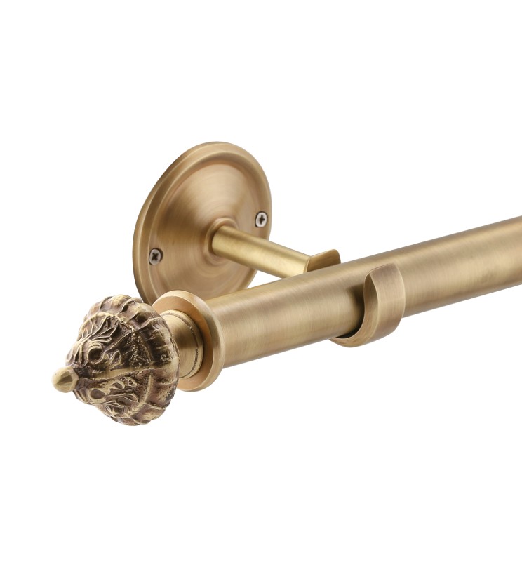 Italian Curtain Fittings Drapery Accessories Italian Curtain Finials / Rod Ends