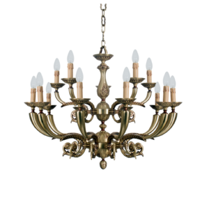 Brass-Chandelier