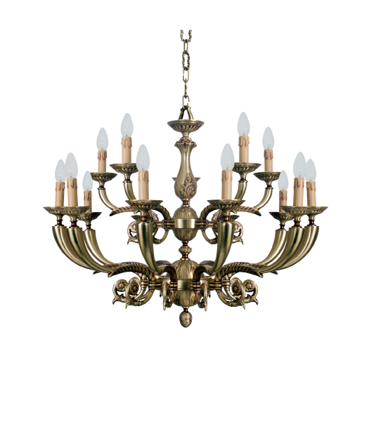 Brass Chandelier