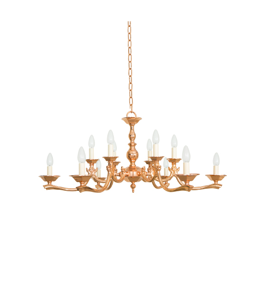 Copper Chandelier