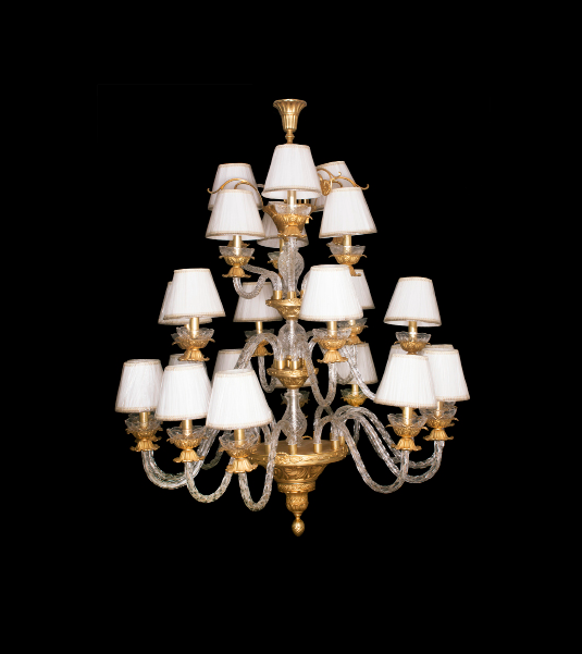 Cut Glass Chandelier