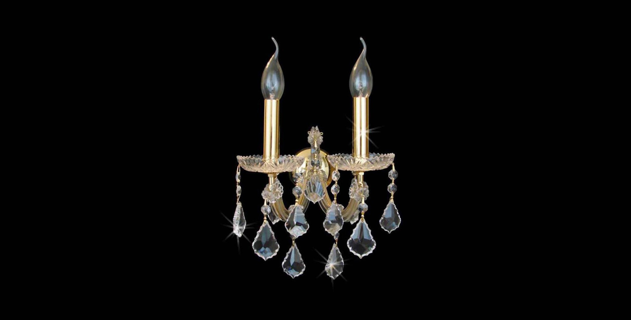 Crystal Wall Lights & Wall Scones