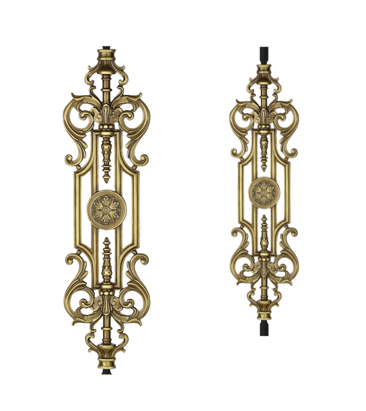 Brass Staircase Railings & Baluster Handrail in Cast Iron & Aluminium in Moradabad Jodhpur Bhubaneswar