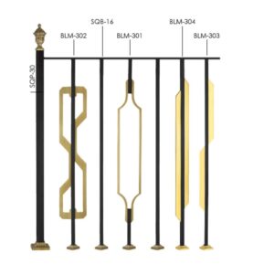 Royal Brass Staircase Railing | Baluster