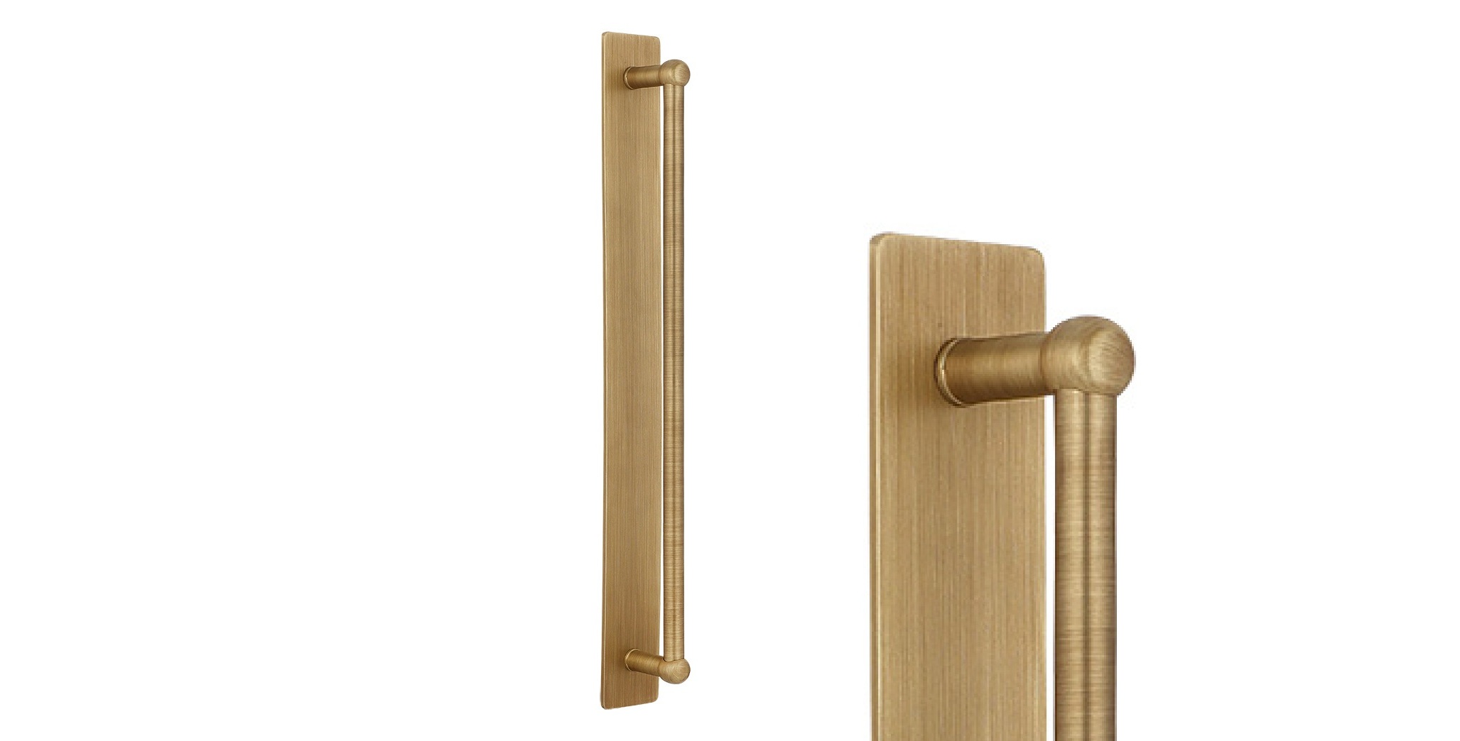 Brass Sleek Door Pull Handles