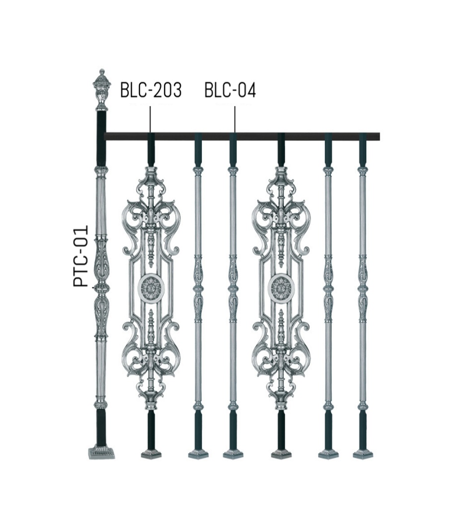 Luxury Brass Railings Designed to Upscale Villas in India