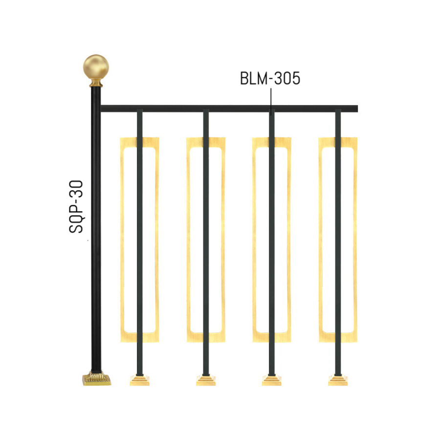 Shining Silver Railings for Homes