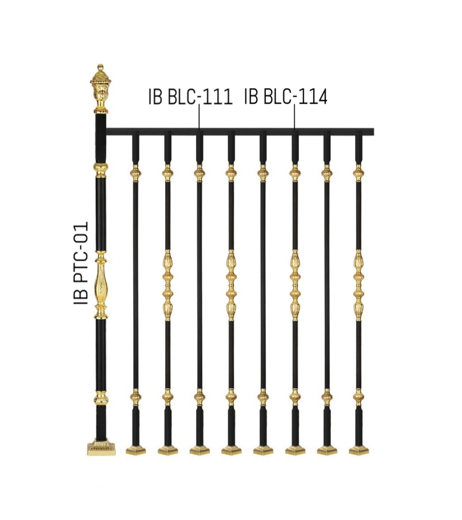 Chrome Brass Railings Offering a Modern Look to your House  