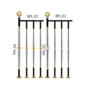 Chrome Brass Railings