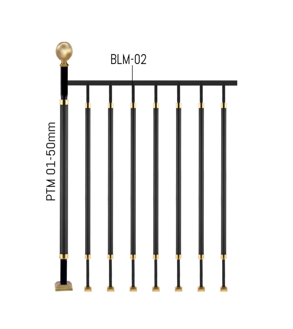 Modern railings for a chic and sophisticated look