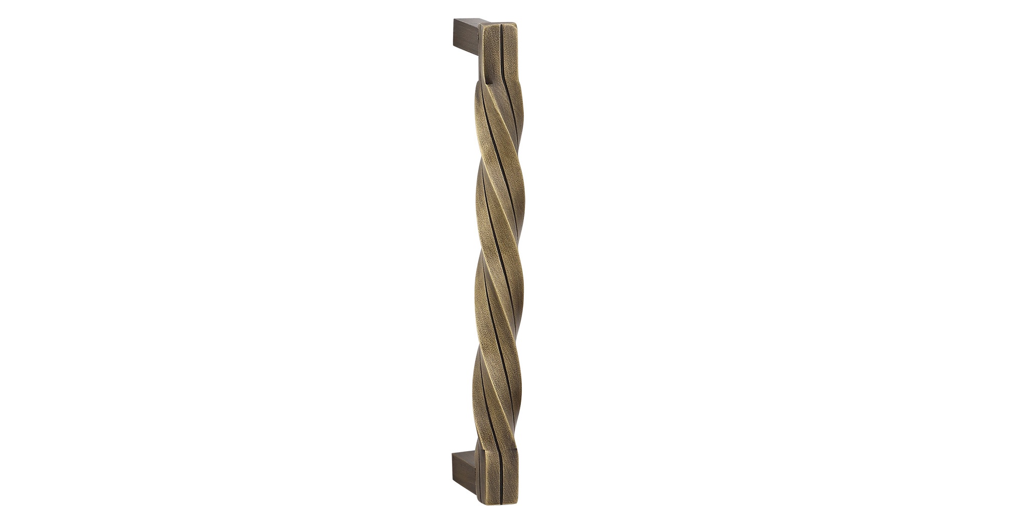 Dark Grey Twisted Door Pull Handles 