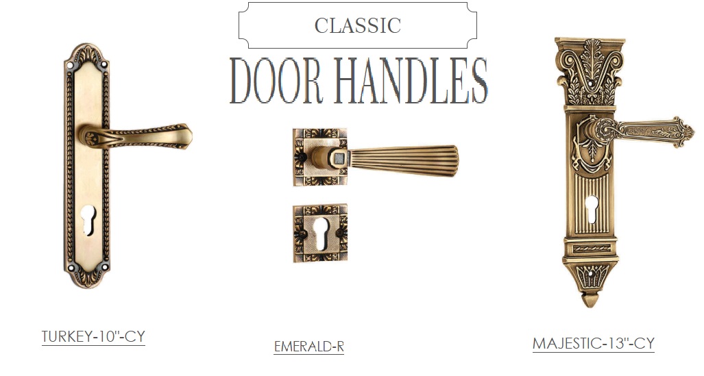 Be It Classic Design of Designer Door Handles or Modern Design of