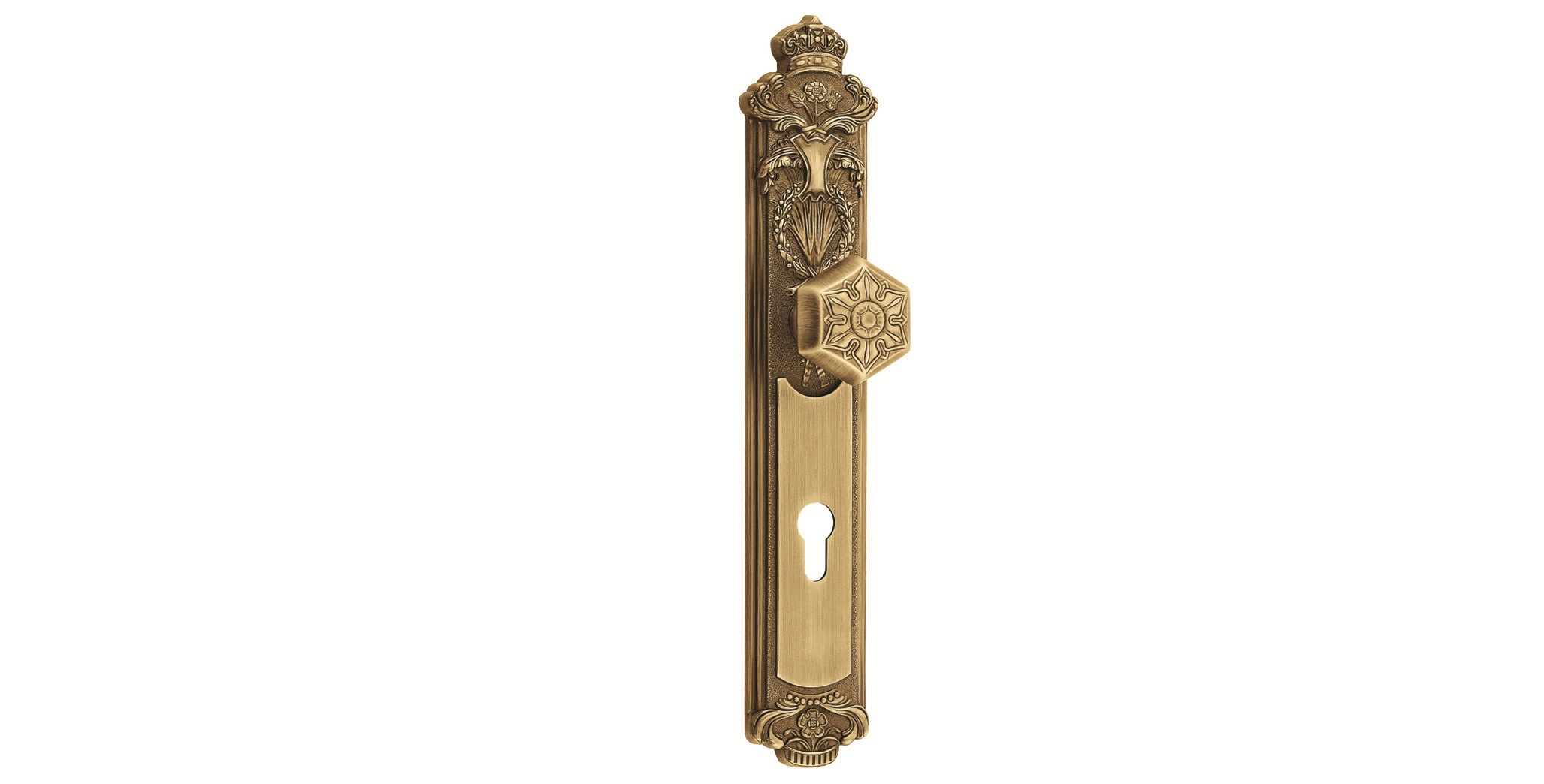 Elegant Decorative Door Knobs On Plate