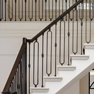 Wrought Iron Stair Railings WIR-03