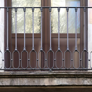 Wrought Iron Balcony Railing WIBR-08