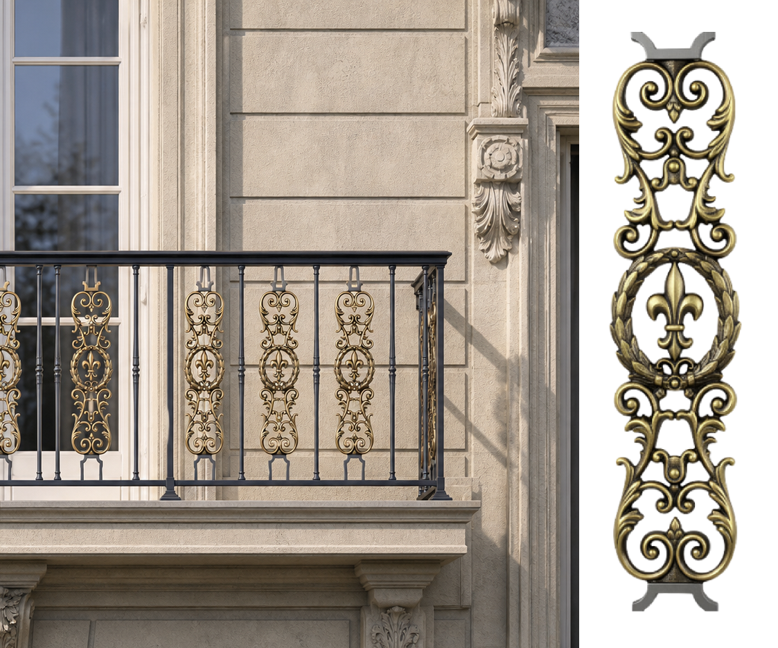 European Cast Iron Balcony