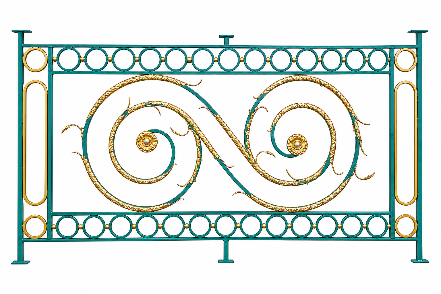 Ornamental-Brass-Iron-Railing